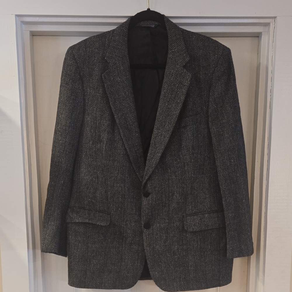Vintage Burberrys Wool Tweed Blazer Sports Jacket Men's Size 40R